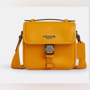 Coach Racer Crossbody Bag # CBH56 /Black Antique Nickel/Buttercup